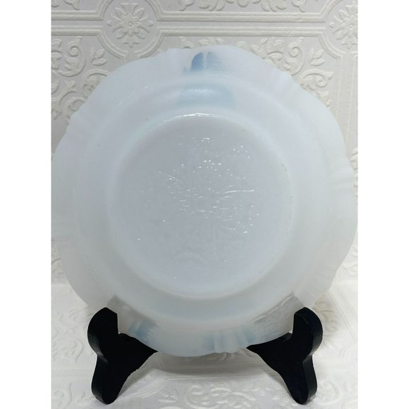 Vintage Macbeth Evans American Sweetheart Glass berry Bowl White - Picture 7 of 10